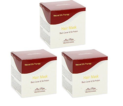 Mon Platin 黑鱼子酱丝蛋白发膜 17 盎司(3 件套)