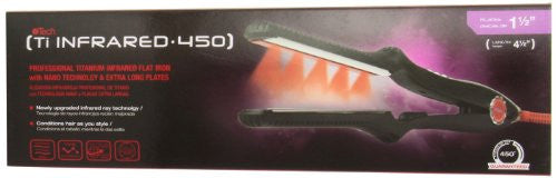 iTech 83880 Ti Infrared 450 专业钛金属红外线平板夹,采用纳米技术和超长板,1.5 英寸