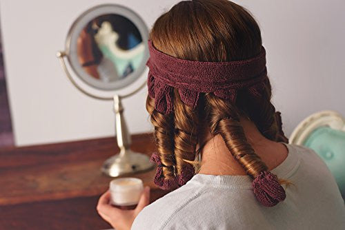 Octocurl: No Heat Curlers - Soft Hair Rollers for Overnight Sleep (Microfiber Short Hair - Antique White)