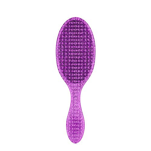 Wet Brush Hair Brush Rock N Roll Original Detangler (Purple Glitter)- Heat Resistant Bristles