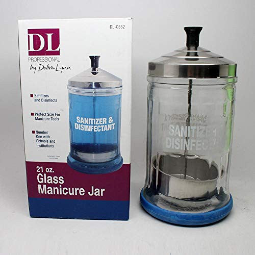 Debra Lynn Sanitizing Manicure Glass Jar 21oz