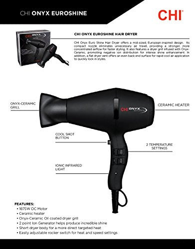 CHI Euro Shine Onyx吹风机