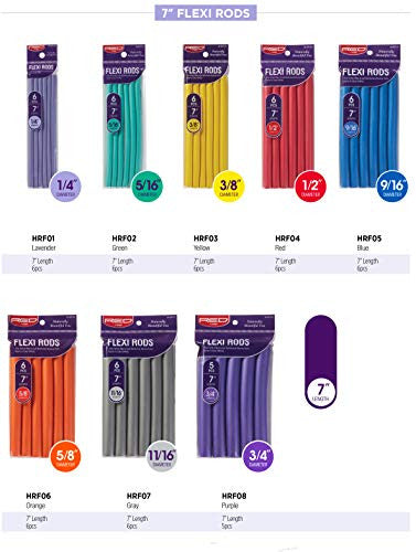 Tiges flexibles Red by Kiss (longueur 7", diamètre 3/8")