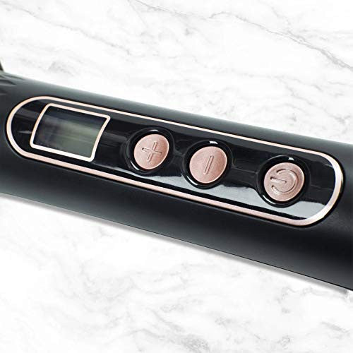 Fer à friser The Loud Mouth avec technologie infrarouge (25 mm) – Pour tous les types de cheveux – Boucles durables sans frisottis (Noir)