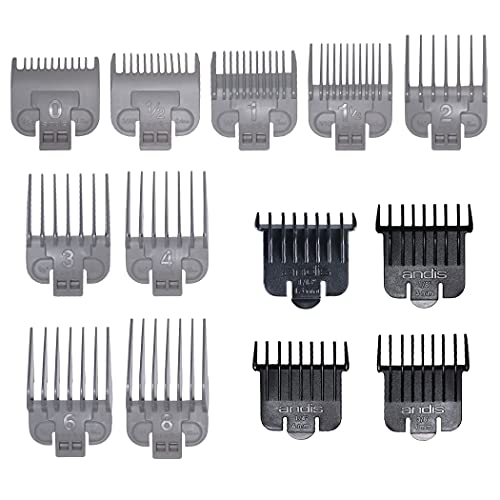 Andis Barber Combo-Powerful High-Speed Adjustable Clipper Blade & T-Outliner T-Blade Trimmer with fine Teeth for Dry Shaving, outlining and Fading with a BeauWis Blade Brush Included