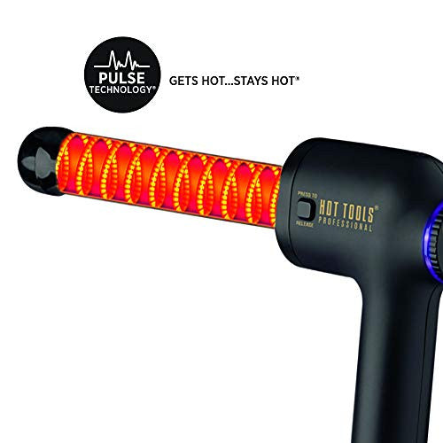 Ensemble de barres de curling professionnelles Hot Tools en or 24 carats