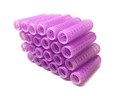 Lot de 24 mini bigoudis auto-agrippants, rouleaux ventilés, pour Salon de coiffure professionnel