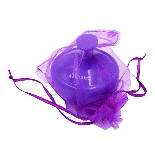 UuhairB 头皮按摩器,干湿洗发刷,手动头皮按摩刷,带柔软硅胶发刷,适用于女士、男士和宠物 - 紫色