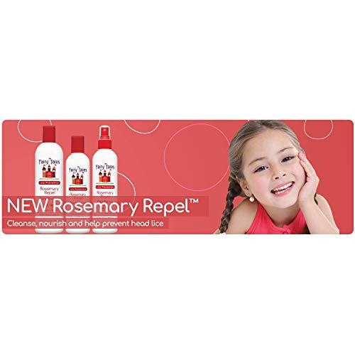 Fairy Tales Rosemary Repel Daily Kids Shampoo- Lice Shampoo for Kids & Kids Hair Conditioner for Lice Prevention (Combo, Pack 2 - Shamp + Cond 32oz)