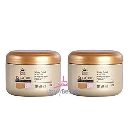 Keracare Textures naturelles définissant la crème anglaise 8 oz (paquet de 2)