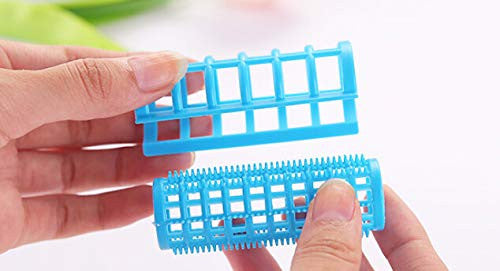 Bigoudis à clipser pour cheveux, bigoudis, vague, grande, moyenne, petite taille, qualité salon (grand – vert – 10 pièces)