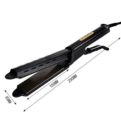 Fer à lisser Hann professionnel électronique fer à lisser portable en céramique plat outils de coiffure (noir)