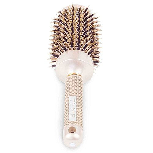 Brosse ronde TYME de 3 po avec poils de sanglier et de nylon pour gros volume et éruptions cutanées