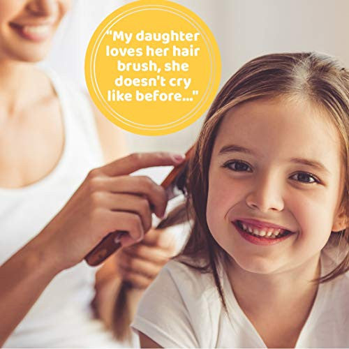 Boar Bristle Hair Brush - Natural Boar Bristles Mixed with Nylon Pins - Medium Wood Handle - Easy to Detangle Long and Thick Hair - Add Natural Shine and Texture -Boar Brush For Men Women and Kids