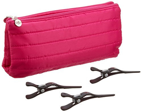 CHI Smart Gemz 丰盈锆钛金属玫瑰金箔 1 英寸卷发器,带 3/4 英寸旅行卷发器