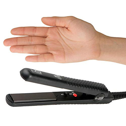 Hsi Professional Glider 迷你陶瓷直发器 - 型号 # Hs029c - 黑色 1/2 英寸 男女通用