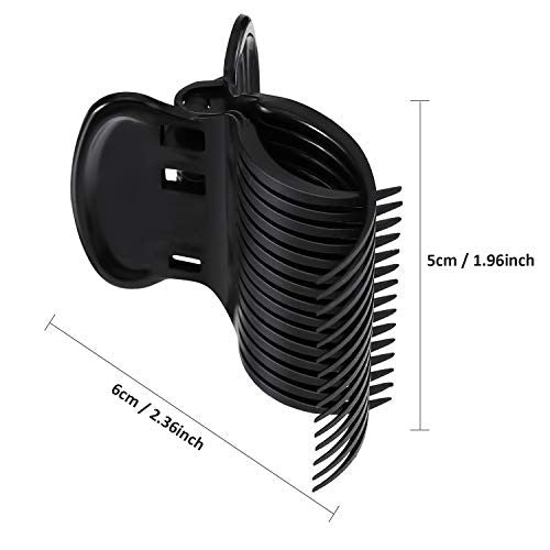 Pinces à rouleaux chauds pour bigoudis, pinces à griffes, bigoudis en plastique pour bigoudis de petite, moyenne, grande et grande taille (24 paquets, Style B)