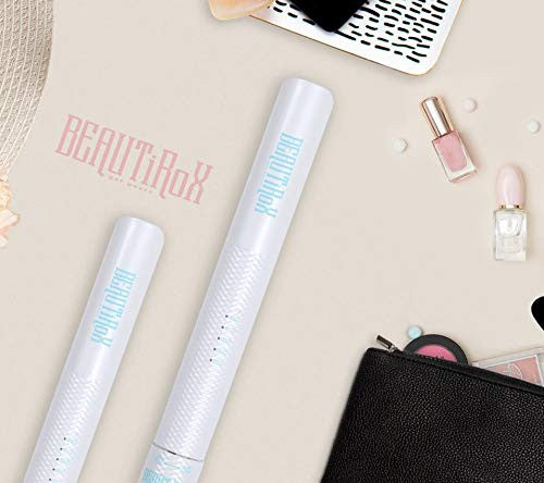 BEAUTIROX Fer à cheveux plat avec technologie antistatique et contrôle de température pour le lissage et les boucles, blanc