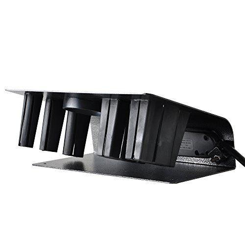 Tabletop Hair Iron & Blow Dryer Holder - Salon Appliance Stand w/ 3 Outlets