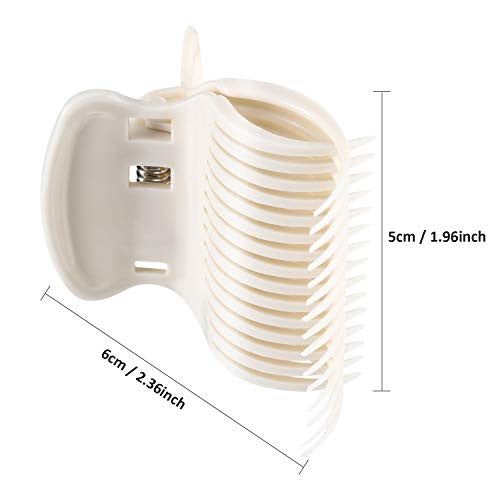 Pinces à rouleaux chauds pour bigoudis, pinces à griffes, bigoudis en plastique pour bigoudis petits, moyens, grands et Jumbo (24 paquets, Style C)