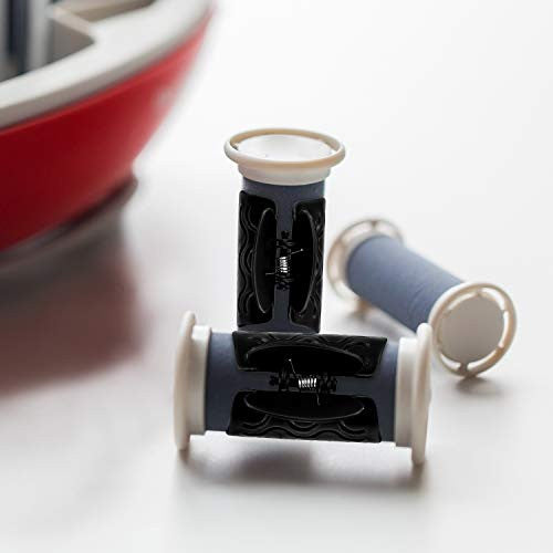 Pinces à rouleaux chauds pour bigoudis, pinces à griffes, bigoudis en plastique pour bigoudis petits, moyens, grands et Jumbo (15 paquets, Style D)