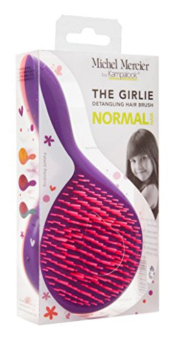 Michel Mercier Detangling Brush Girlie - Hairbrush for Kids - Specially Designed for Young Hands (Normal Hair)