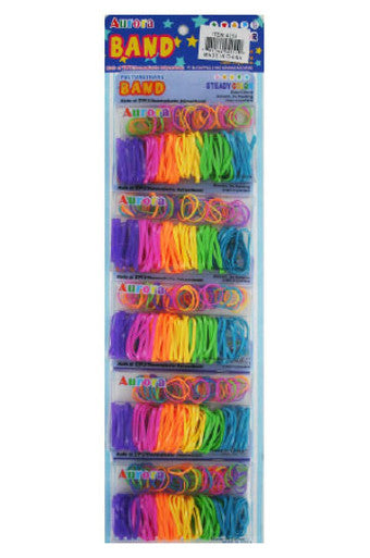 4255 Aurora Elastic Color Band (5/card)