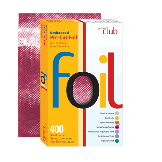 Product Club Embossed Pre-Cut Foil-Fuchsia 400 Count