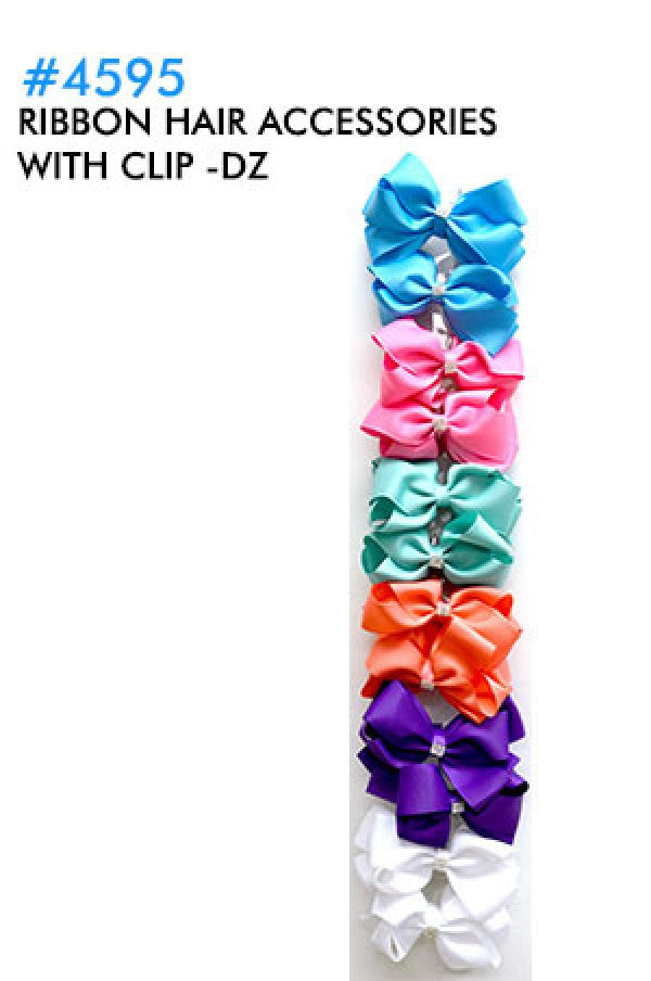 Ribbon Hair Accessories w/Clip 4595-dz