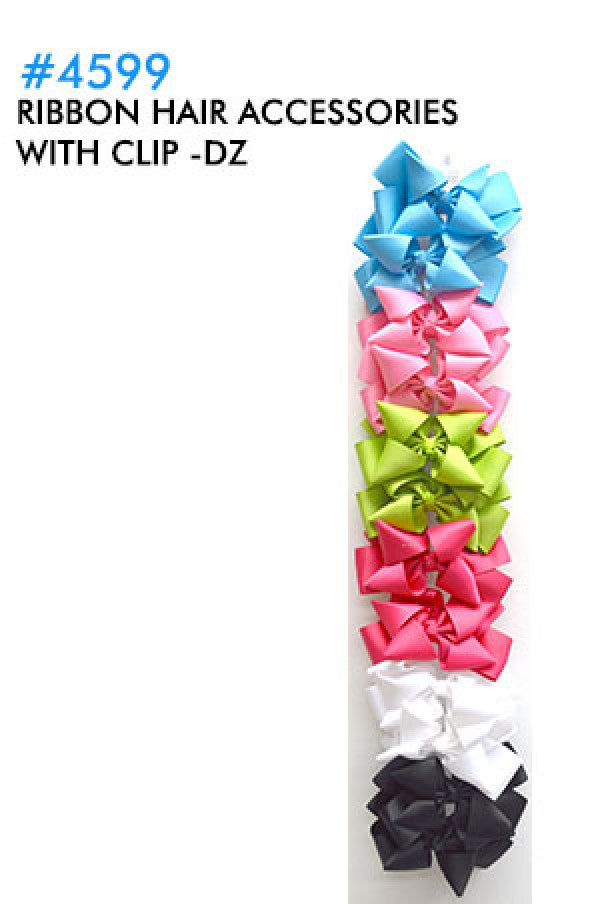 Ribbon Hair Accessories w/Clip 4599-dz