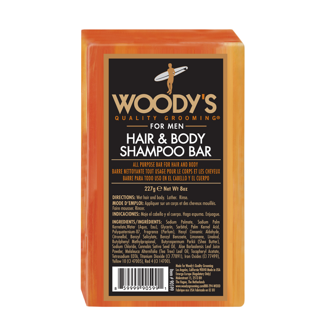 Woodys Hair & Body Shampoo Bar 8 oz.