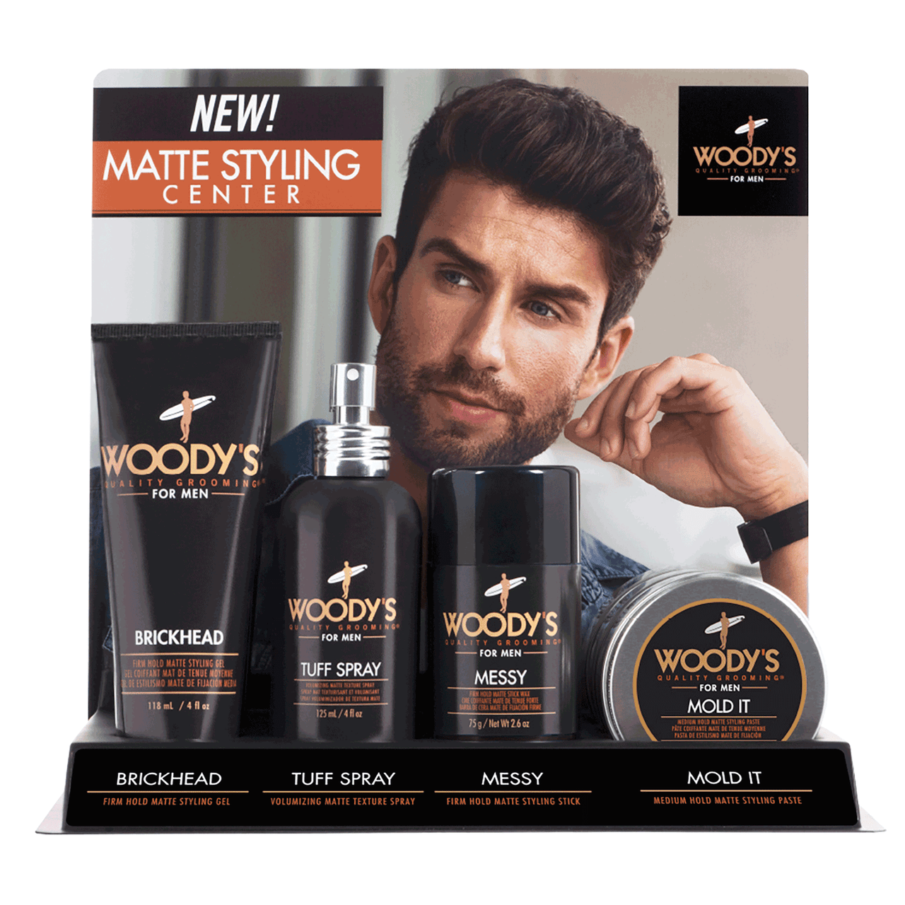 Woodys Matte Styling Center