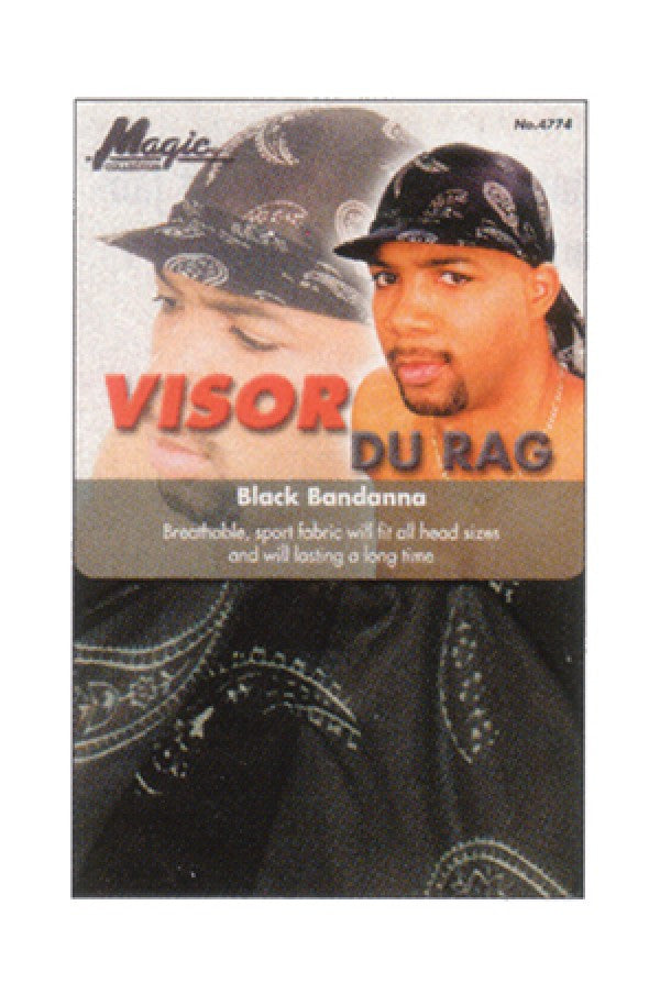Magic 4774 Visor Bandanna Durag (Mix) -dz