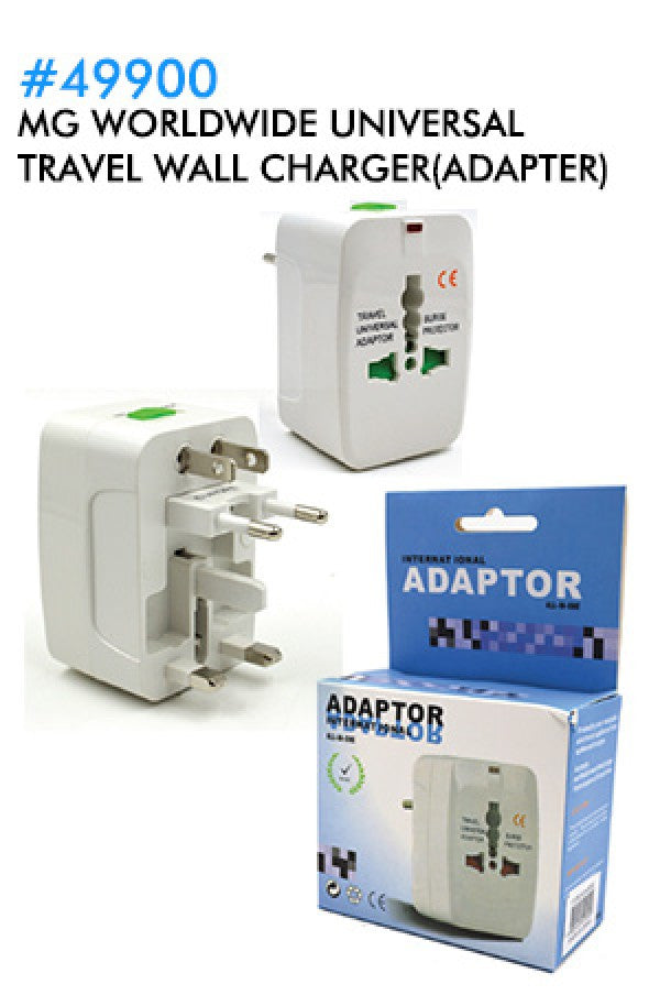 MG Worldwide Universal Travel Wall Charger(Adapter) 49900-pc
