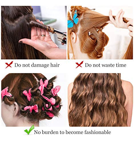 Lot de 20 bigoudis en mousse pour bigoudis, oreillers doux, tiges de permanente en éponge pour bigoudis naturels, vagues sans chaleur, flexibles, mini taille de voyage, pour boucler les cheveux, outils de coiffure pour femmes, enfants