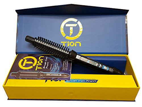 Tion Brush Iron 1 1/4 "Céramique Ionique Hot Curl Heat Roller Brosse Fer À Cheveux