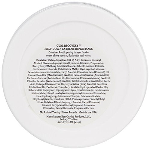 OUIDAD Curl Recovery Melt Down Extreme Repair Mask, 2 Fl oz