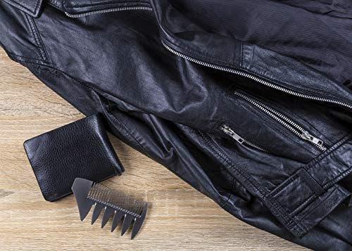 Hair Comb Beard Comb and Mustache Comb Stainless steel beard grooming kit. Stainless Steel Dual Sided Luxury Styling comb. Mens Hair, Beard and Mustache Comb with Stylish Gift box. Luxury gift.