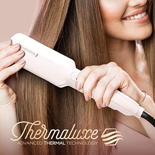 Remington 2" Flat Iron with Thermaluxe Advanced Thermal Technology, Blush Pink, S9130P