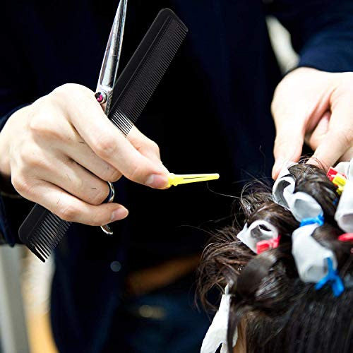 10Pcs Professional Salon Hairdressing Styling Tool Multifunction Pro Barbers Brush Combs Hair Cutting Comb Sets Kit Hair Massage for Women Men Kids