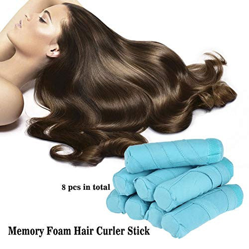 Girls' Sleep Styler, Nighttime Hair Rollers DIY Hair Styling Curlers Hair Curling Tool for Long Thick or Curly Hair
