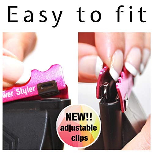 The Power Styler Blow Dryer Comb Attachment for Straight, Smooth, Shiny, and Frizz Free Volumized Hair - Attaches to Standard Hair Dryer Nozzles and Gives Professional Salon Results