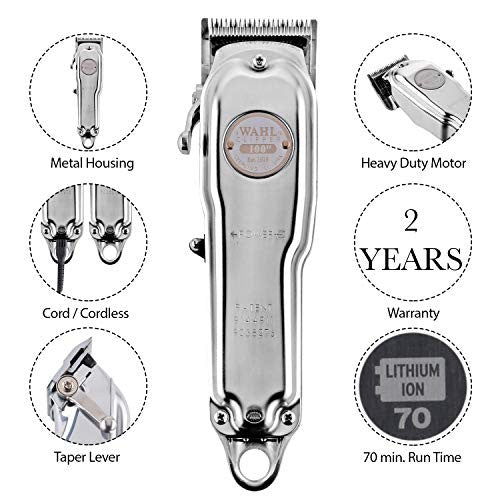 Wahl Professional Limited Edition 100 Year Clipper #81919 - Great for Professional Stylists & Barbers - 100 Years of Tradition