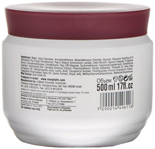 Mon Platin 全效金发发膜 黑色鱼子酱 500 毫升/16.9 盎司