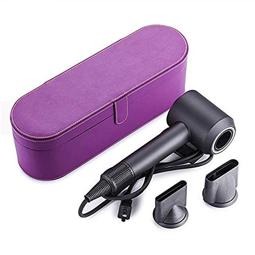 Dyson Supersonic Hair Dryer Case, PU Leather Flip Hard Box for Dyson Portable Storage Anti-scratch Cover Dustproof Pouch Sleeve