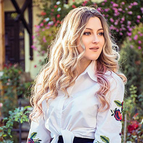 Magic Hair Curlers, Shellvcase 40 Pack Silicone Hair Curlers Rollers No Heat & Clips DIY Curling Styling Tools for Women Gift (20PCS Large & 20PCS Small/Pink)