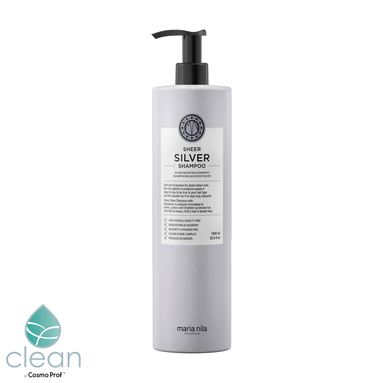 Maria Nila Sheer Silver Shampoo 33.8 oz