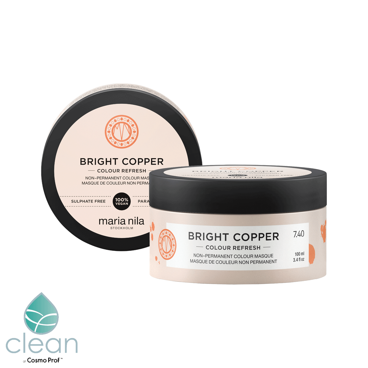 Maria Nila Colour Refresh Bright Copper 7.40 3.4 fl oz