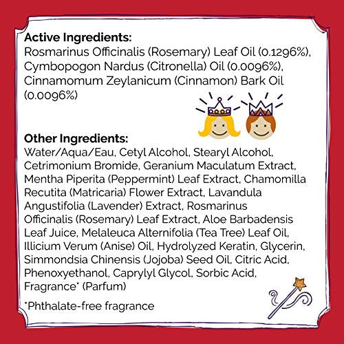 Fairy Tales Romarin Repel Après-shampooing quotidien pour enfants pour la prévention des poux, 32 fl. Oz (paquet de 1)