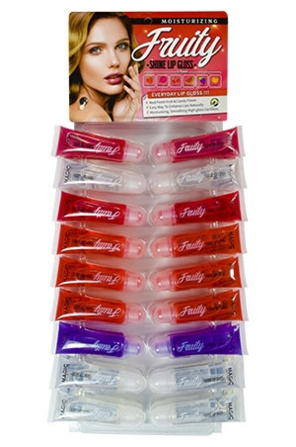 Magic Fruity Shine Lip Gloss(36pc/ds)LIP51-ds